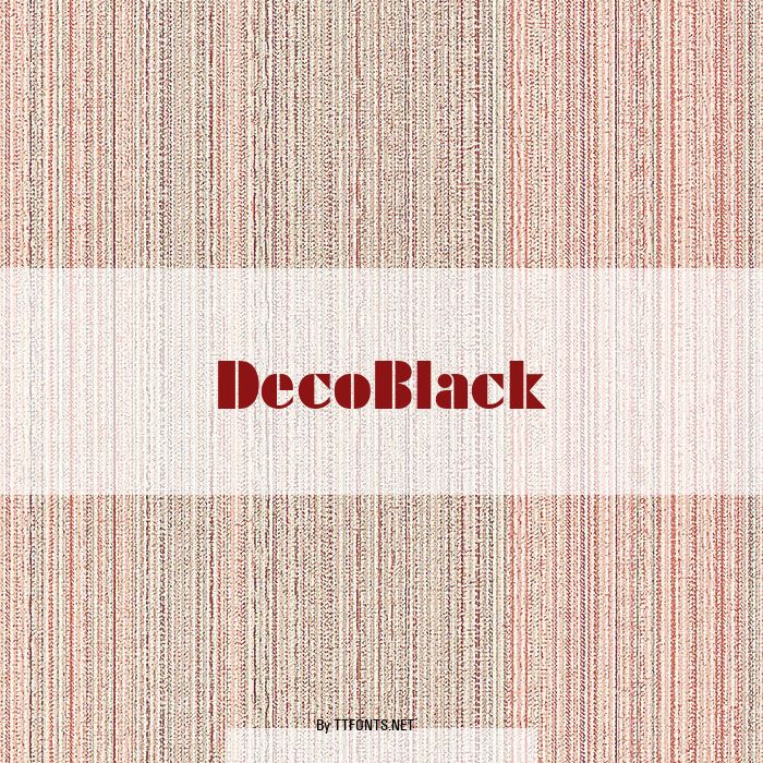 DecoBlack example