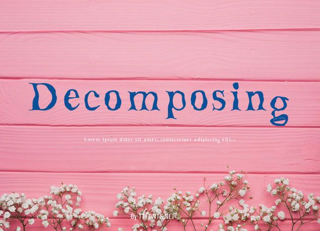 Decomposing example