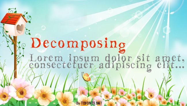 Decomposing example