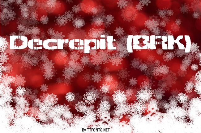 Decrepit (BRK) example