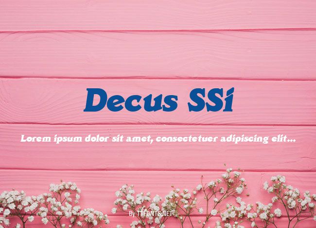 Decus SSi example