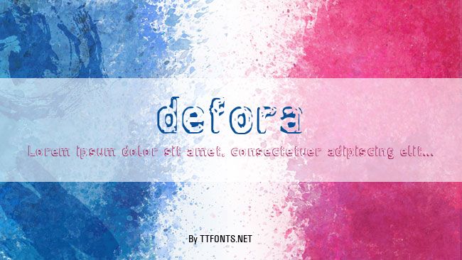 defora example