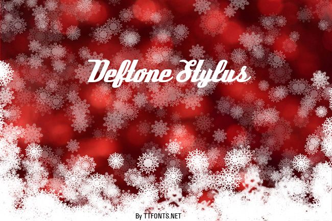 Deftone Stylus example