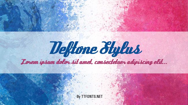 Deftone Stylus example