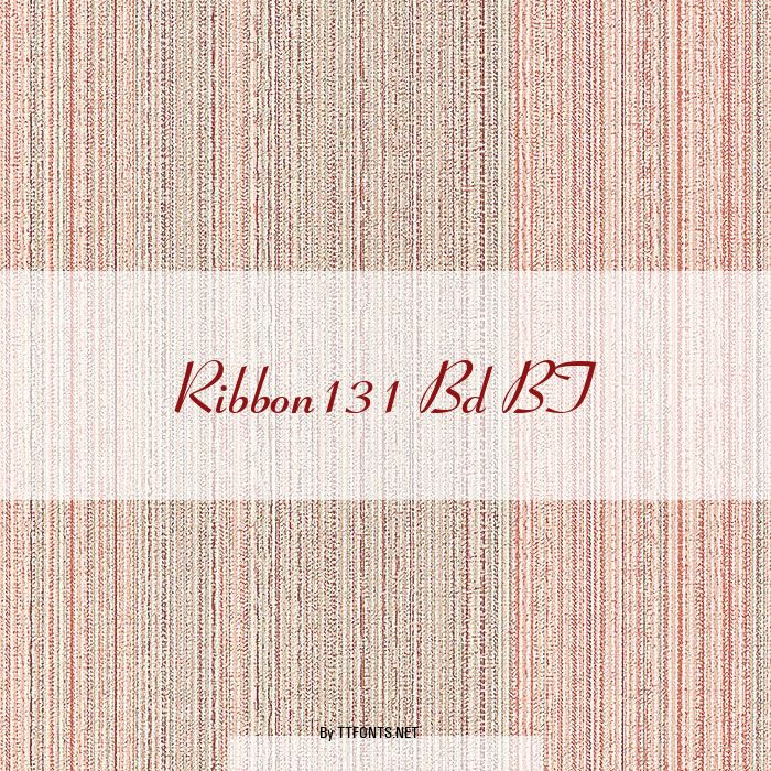 Ribbon131 Bd BT example