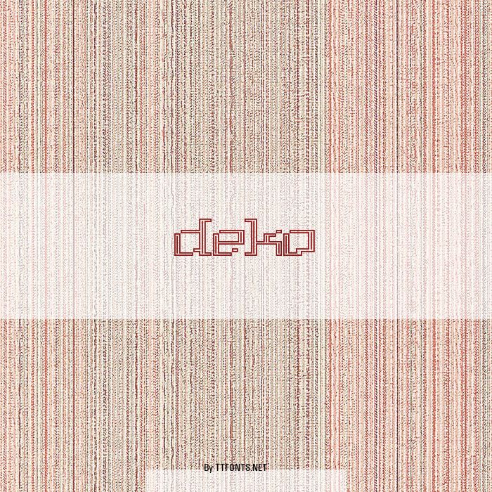 Deko example