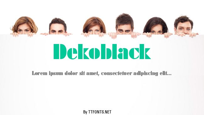 Dekoblack example