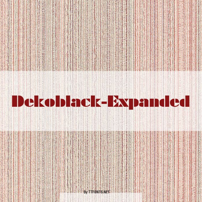 Dekoblack-Expanded example