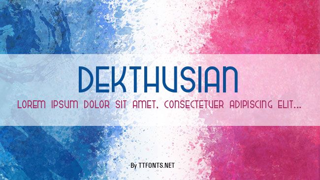 dekthusian example