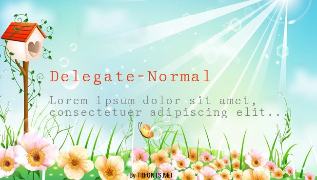 Delegate-Normal example