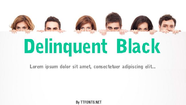 Delinquent Black example