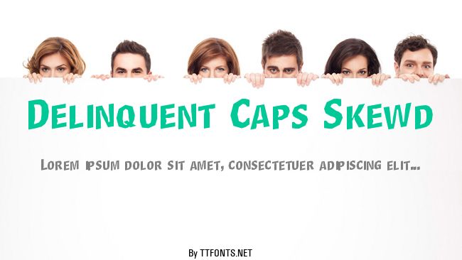 Delinquent Caps Skewd example