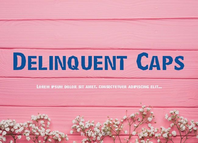 Delinquent Caps example