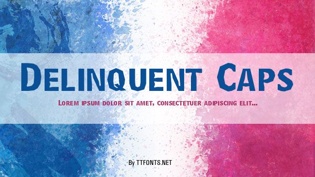 Delinquent Caps example