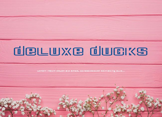Deluxe Ducks example