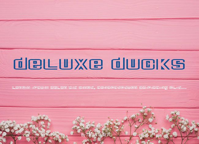 Deluxe Ducks example