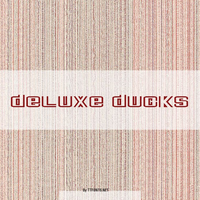 Deluxe Ducks example