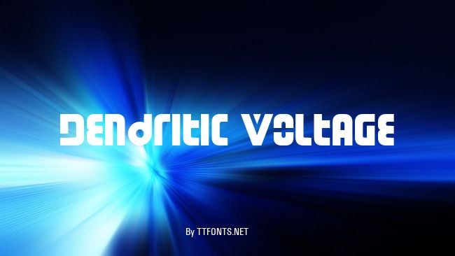 Dendritic Voltage example