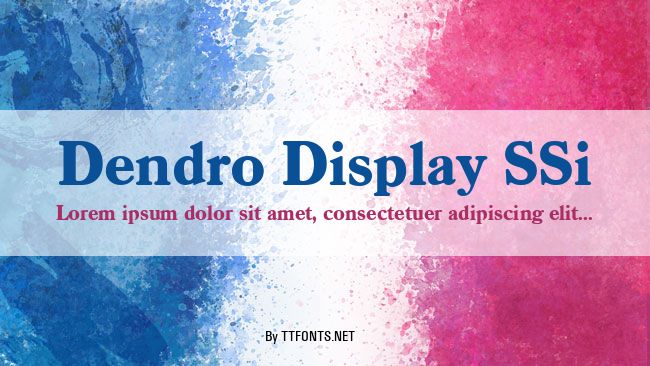 Dendro Display SSi example