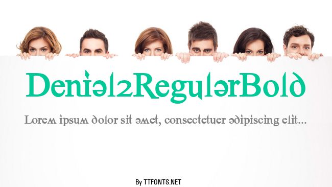 Denial2RegularBold example