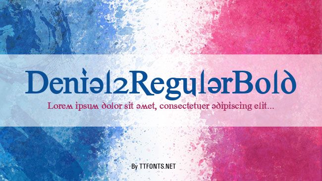 Denial2RegularBold example
