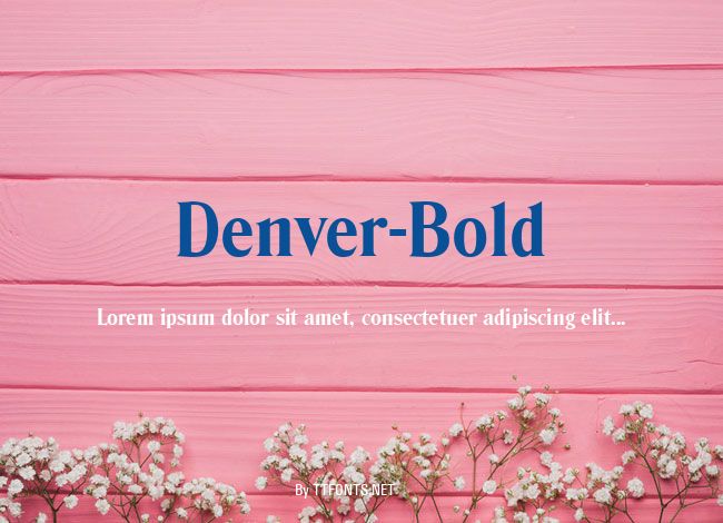 Denver-Bold example
