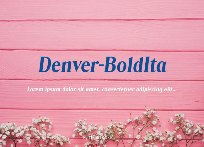 Denver-BoldIta example