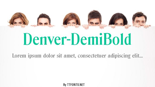 Denver-DemiBold example