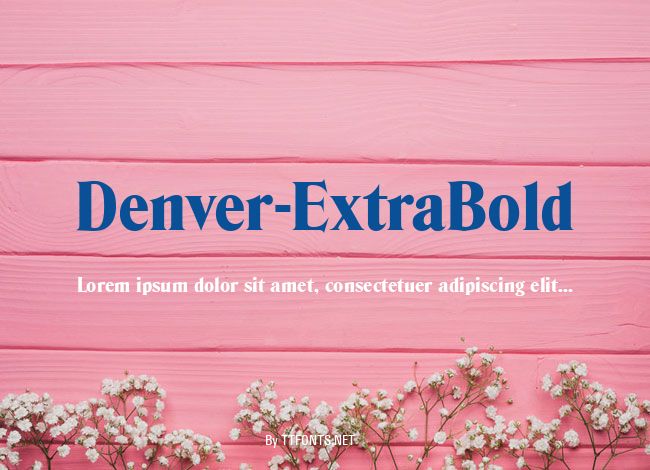 Denver-ExtraBold example