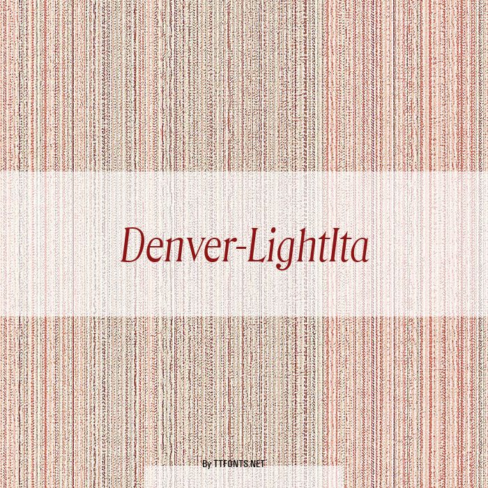 Denver-LightIta example