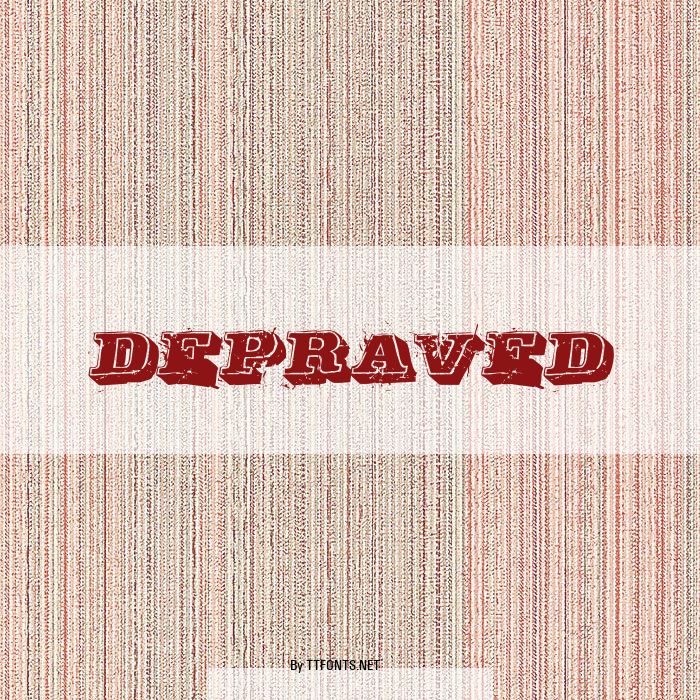 Depraved example