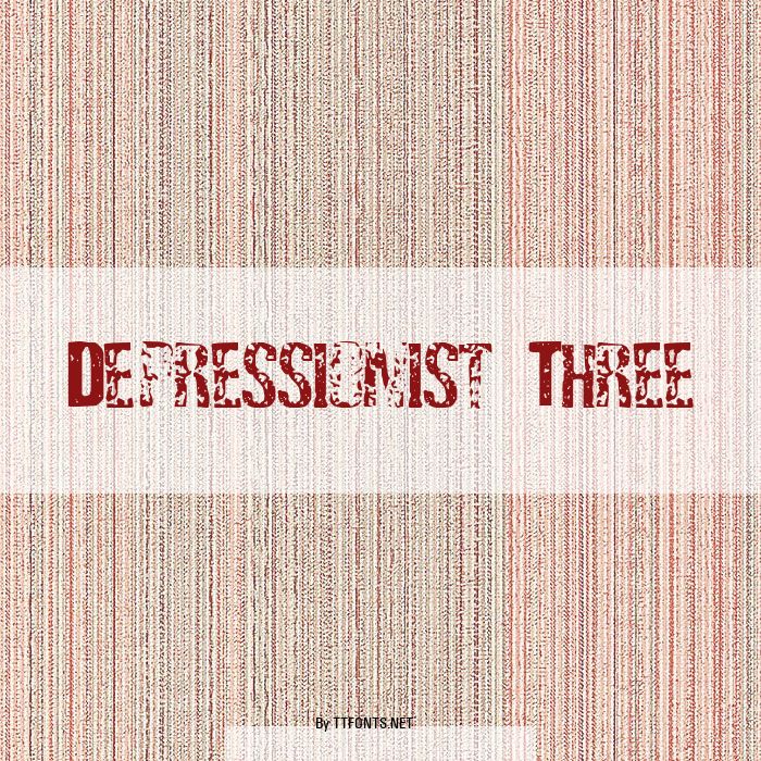 Depressionist Three example