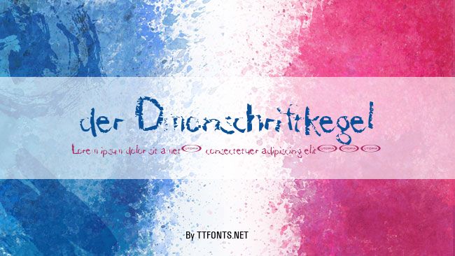 der Dmonschriftkegel example