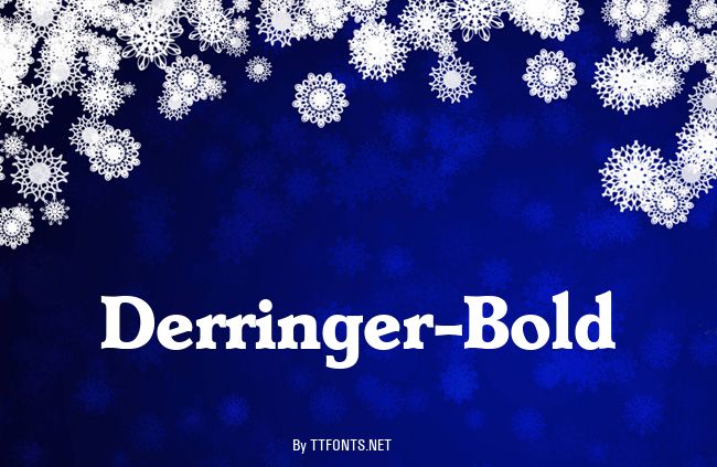 Derringer-Bold example