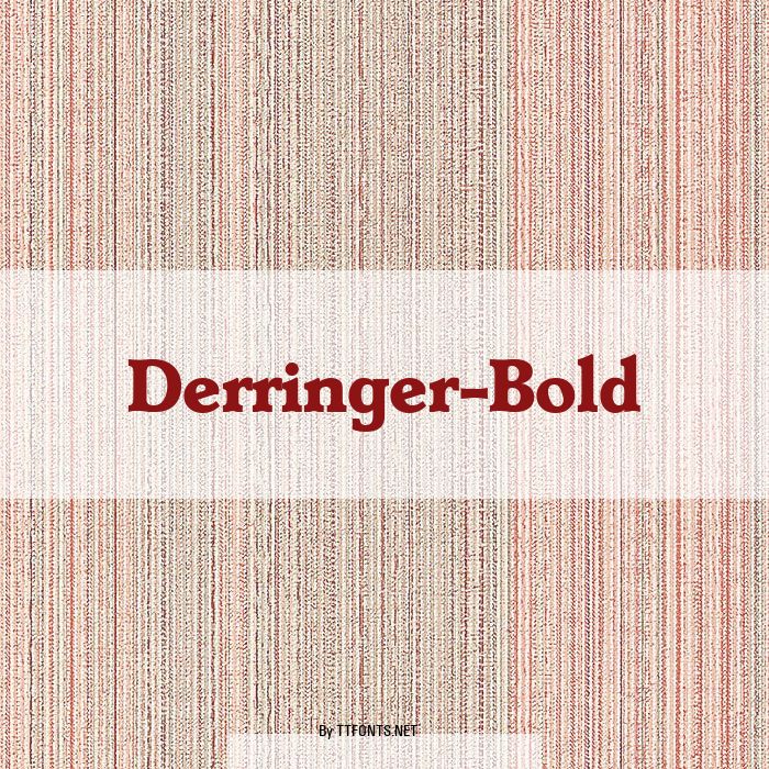 Derringer-Bold example