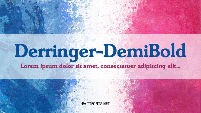 Derringer-DemiBold example