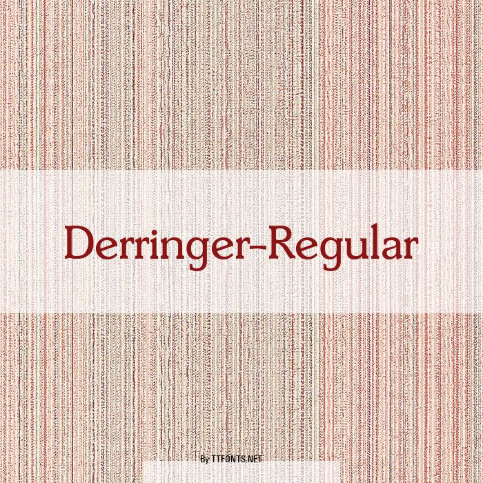 Derringer-Regular example