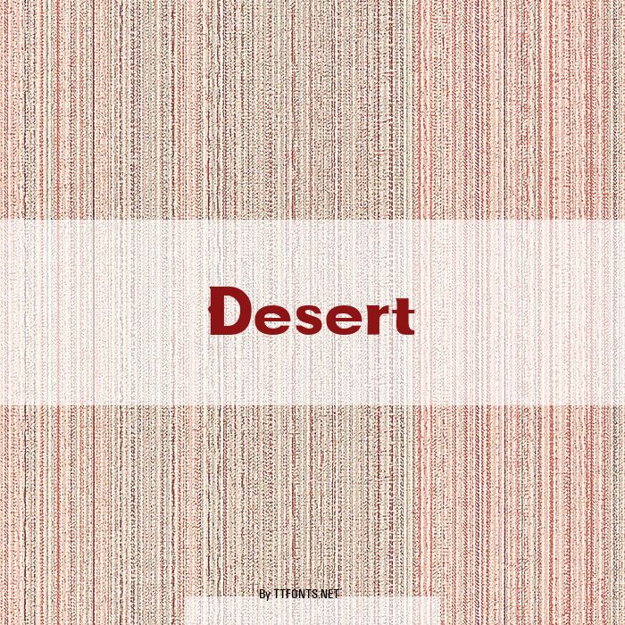Desert example