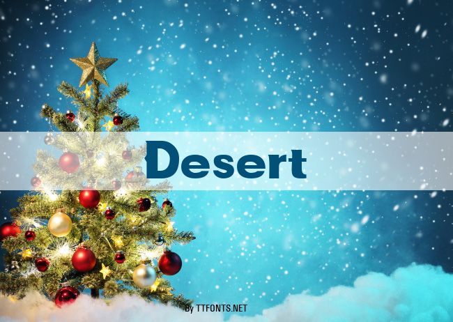 Desert example