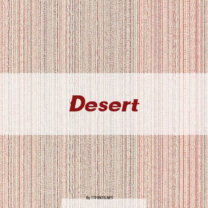 Desert example
