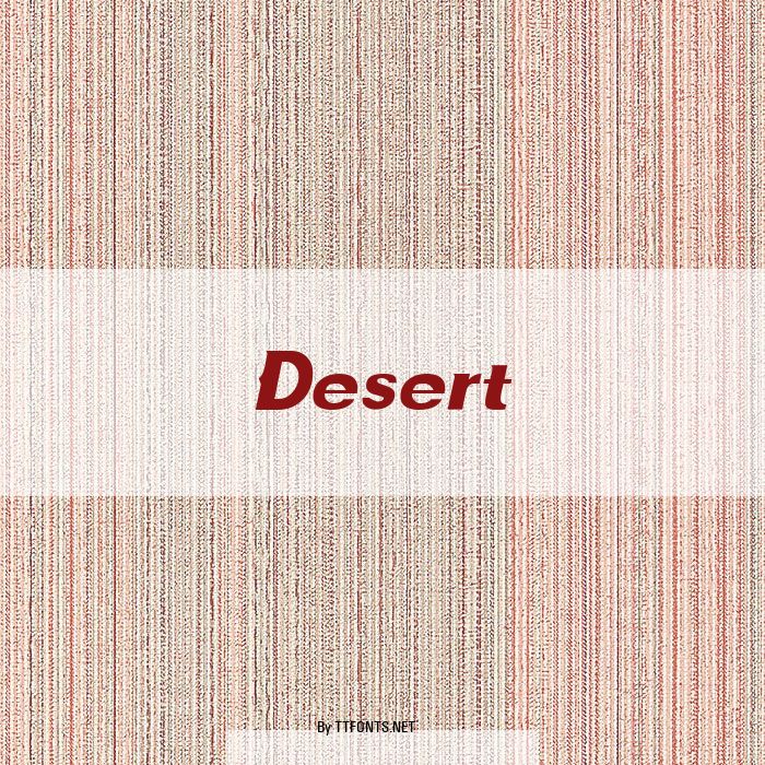 Desert example
