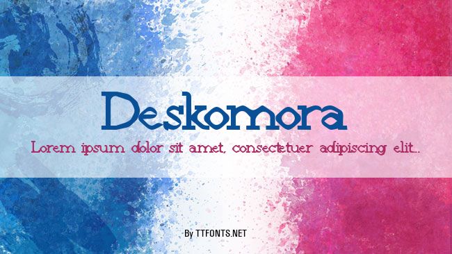 Deskomora example