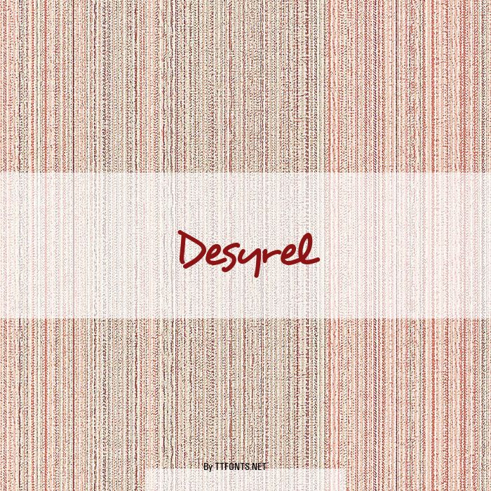 Desyrel example