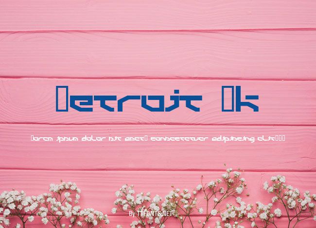 Detroit 3k example