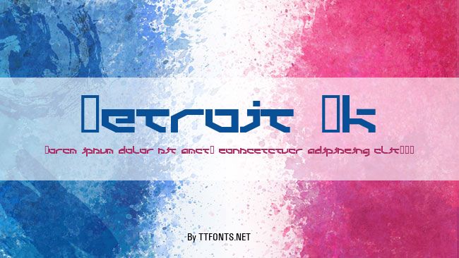 Detroit 3k example