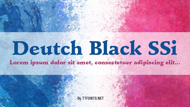 Deutch Black SSi example