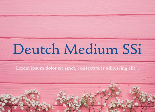 Deutch Medium SSi example