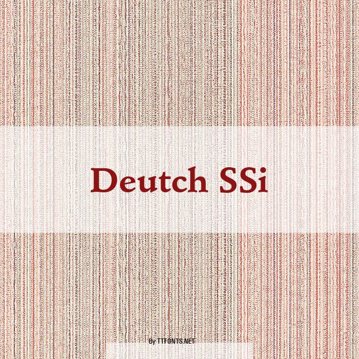Deutch SSi example