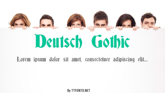 Deutsch Gothic example