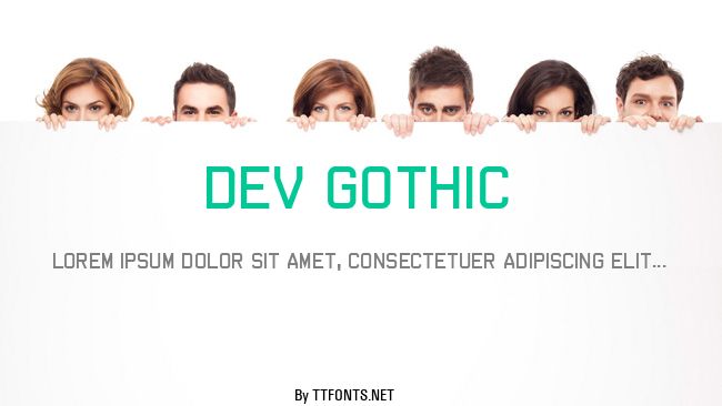 Dev Gothic example